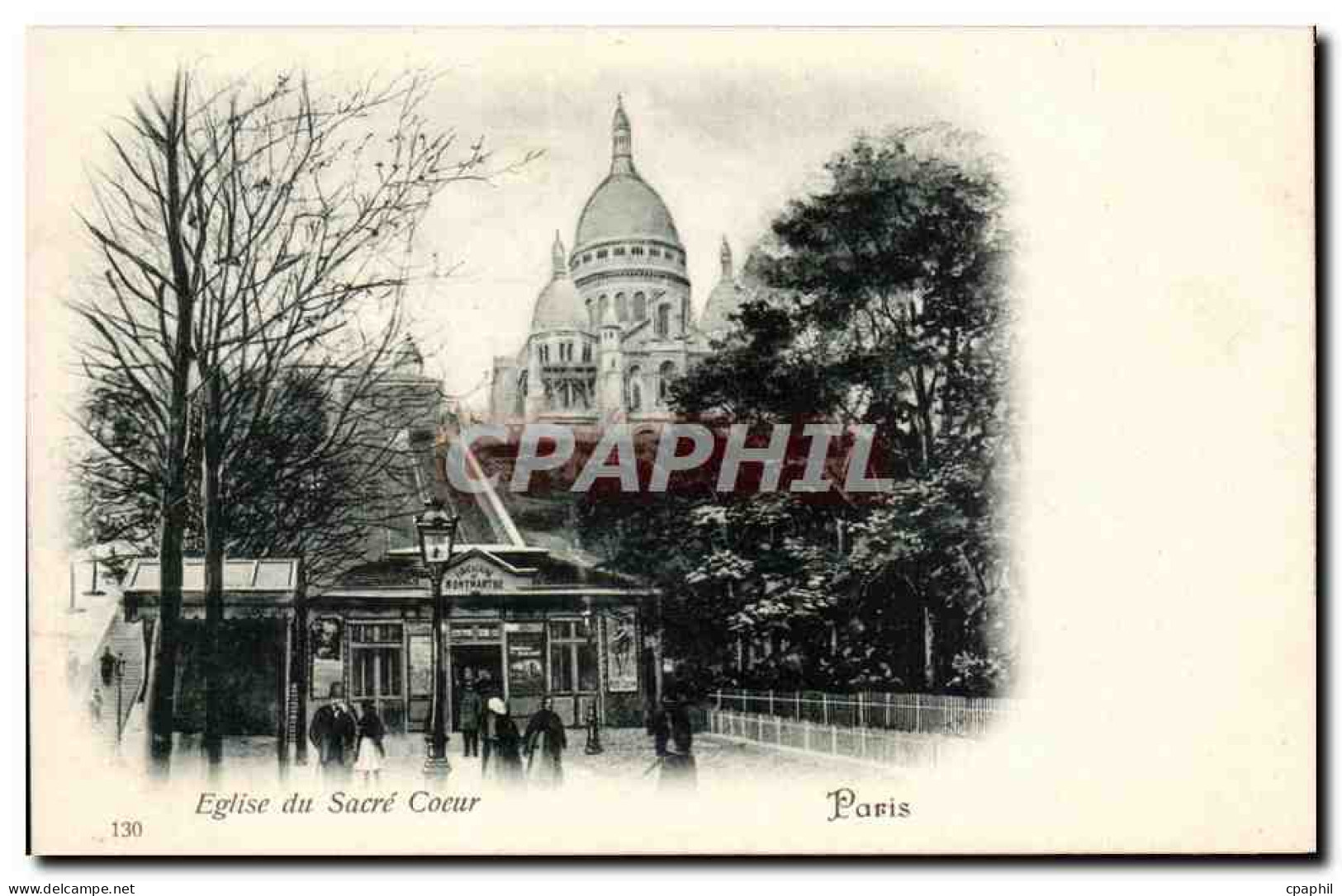Paris 14 - Eglise Sacre Coeur CPA