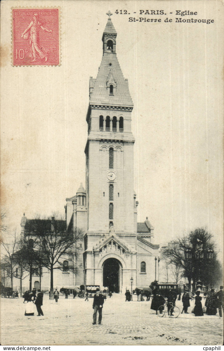 Paris(14) L'Eglise St-Pierre de Montrouge-St Pierre of Montrouge Church - CPA