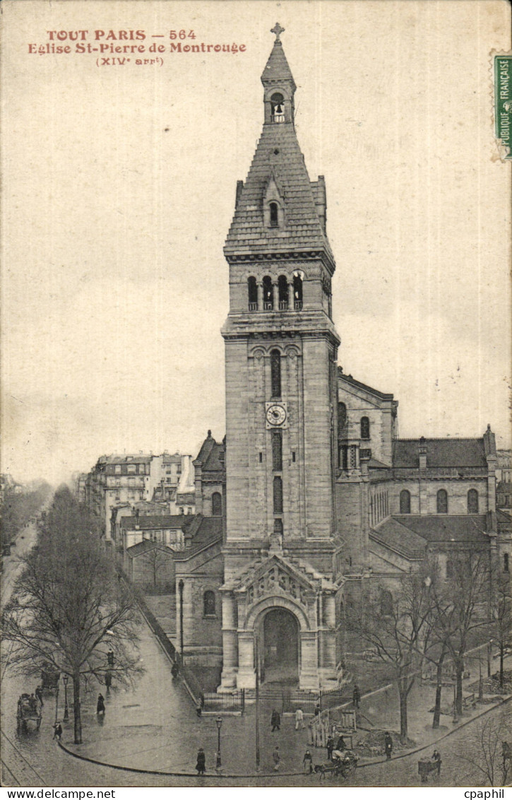 Paris(14) L'Eglise St-Pierre de Montrouge-St Pierre of Montrouge Church - CPA
