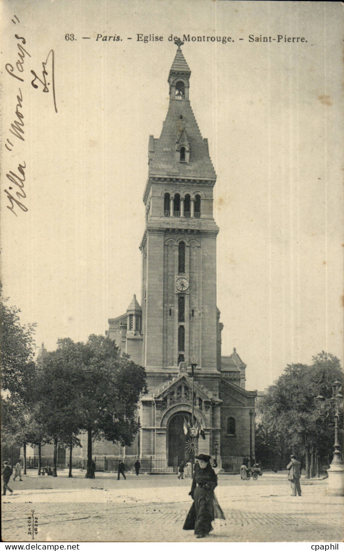 Paris(14) L'Eglise St-Pierre de Montrouge-St Pierre of Montrouge Church - CPA