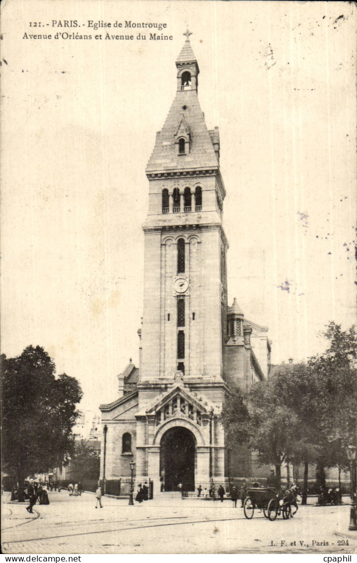 Paris(14) L'Eglise St-Pierre de Montrouge-St Pierre of Montrouge Church - CPA