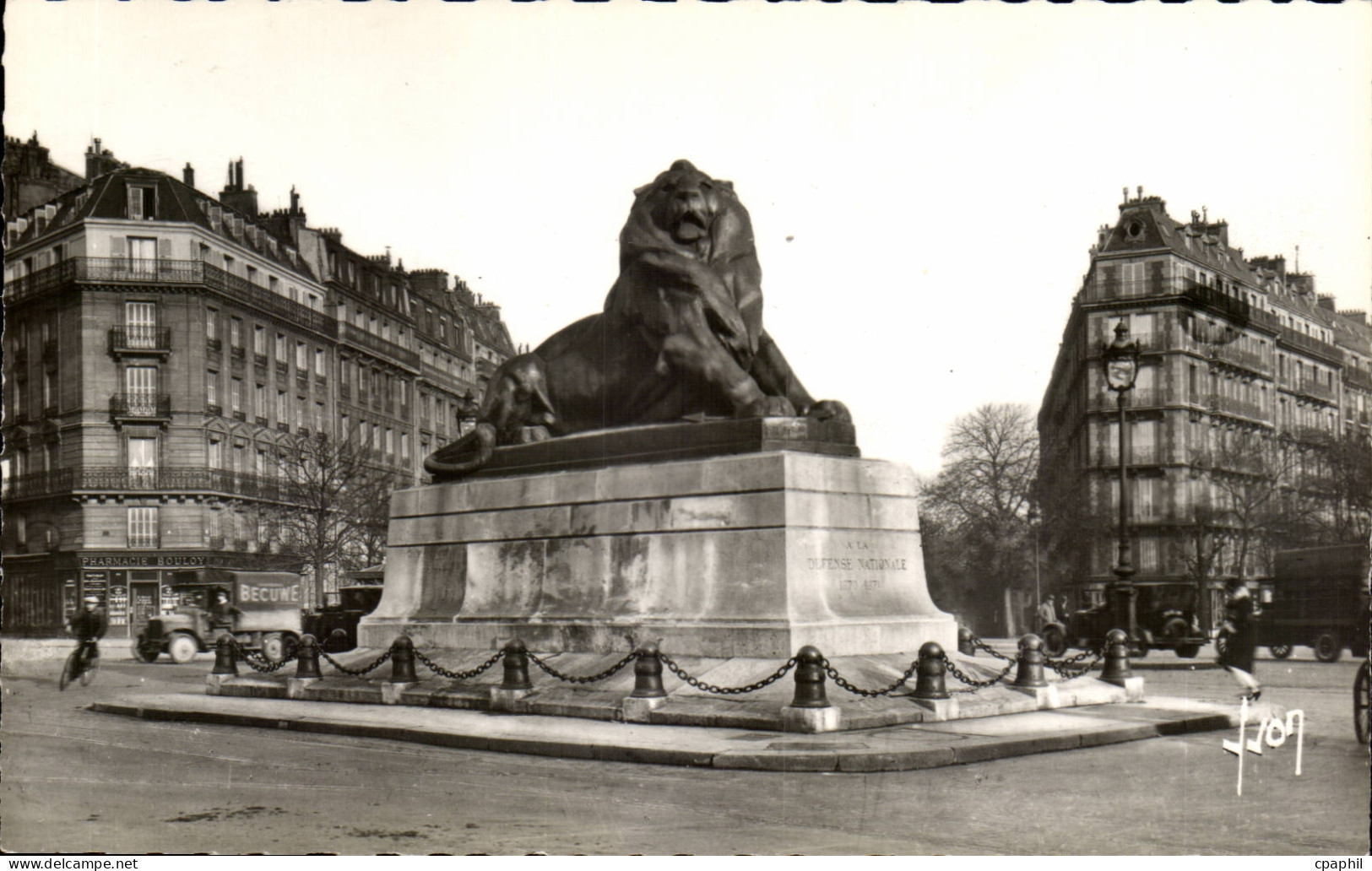 Paris 14 Le Lion de Belfort CPA