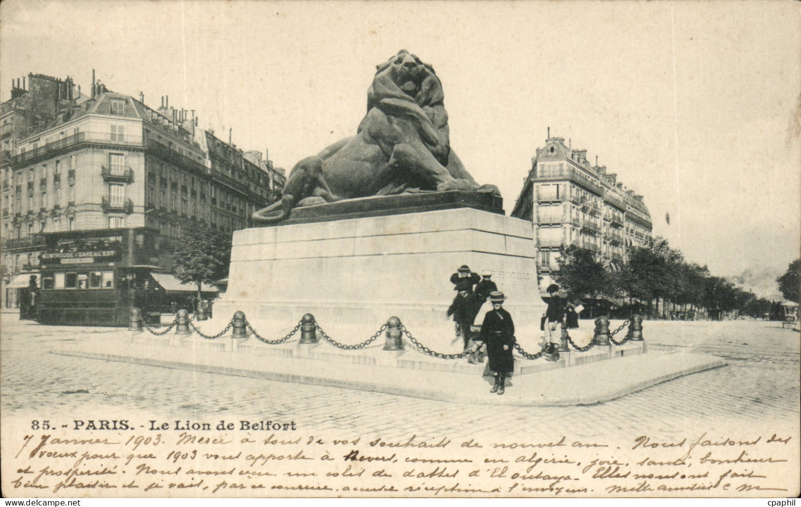Paris - 14 - Lion de Belfort - CPA