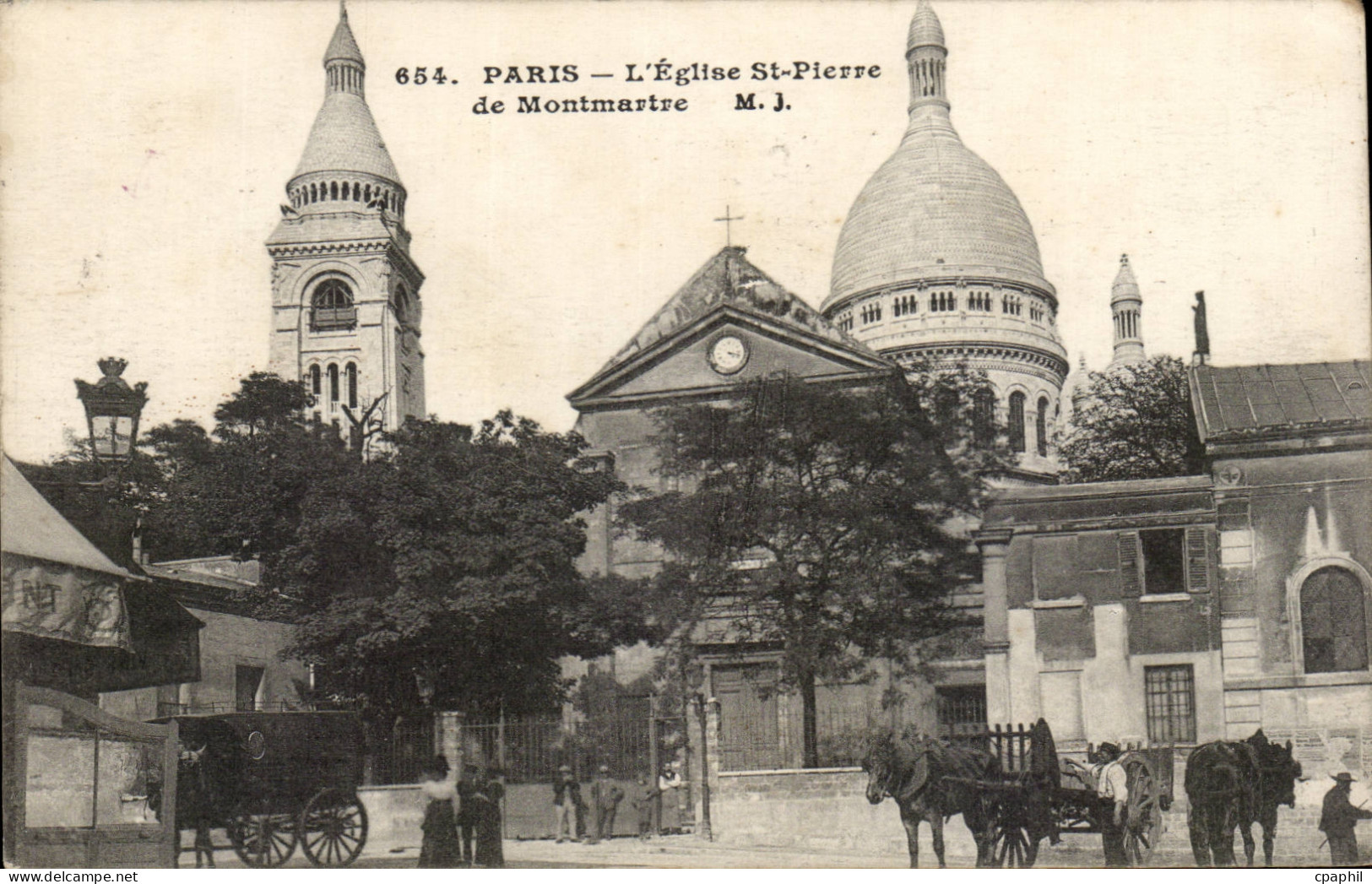 Paris - 14 - Montmartre - L'Eglise St Pierre - CPA