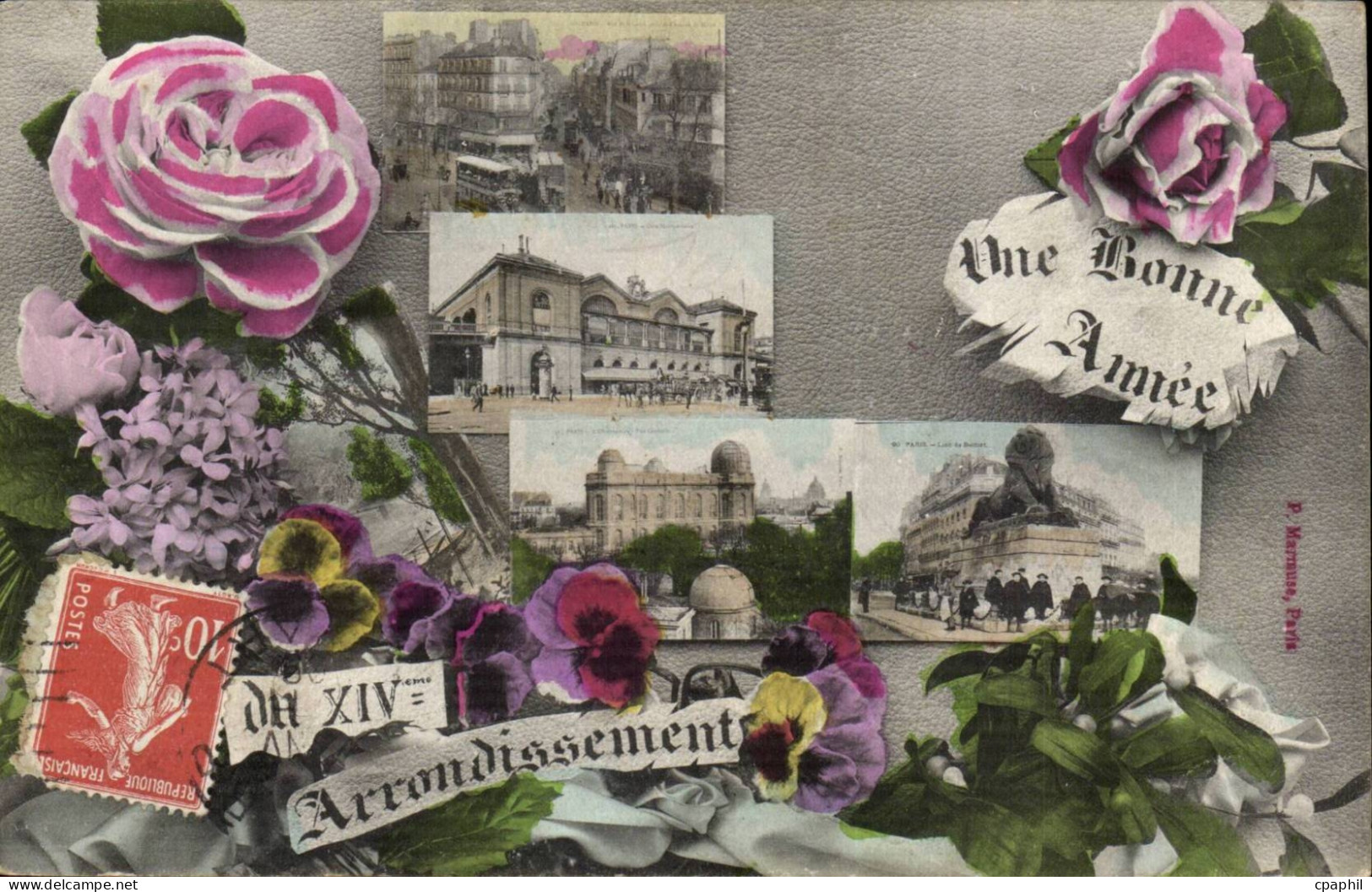 Paris 14 - XIV arrondissement Une Bonne Annee - CPA