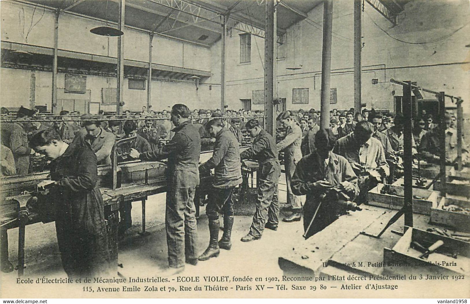 PARIS 15 eme-école Violet