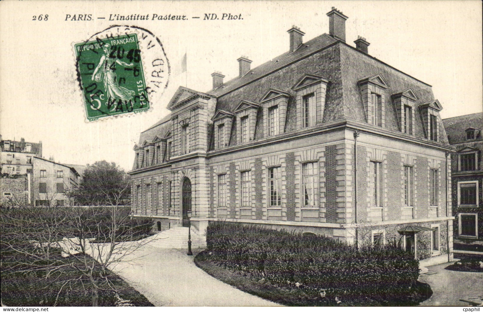 Paris - 15 - L'Institut Pasteur - CPA