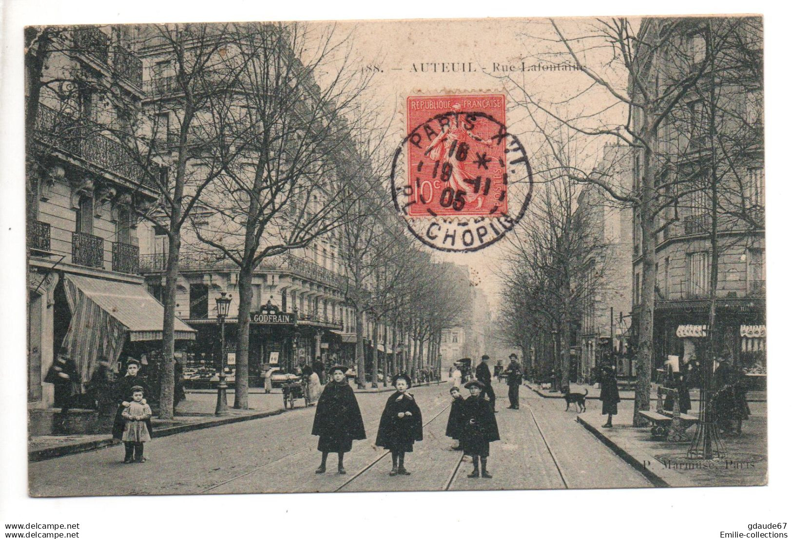 PARIS 16 - AUTEUIL - RUE LA FONTAINE