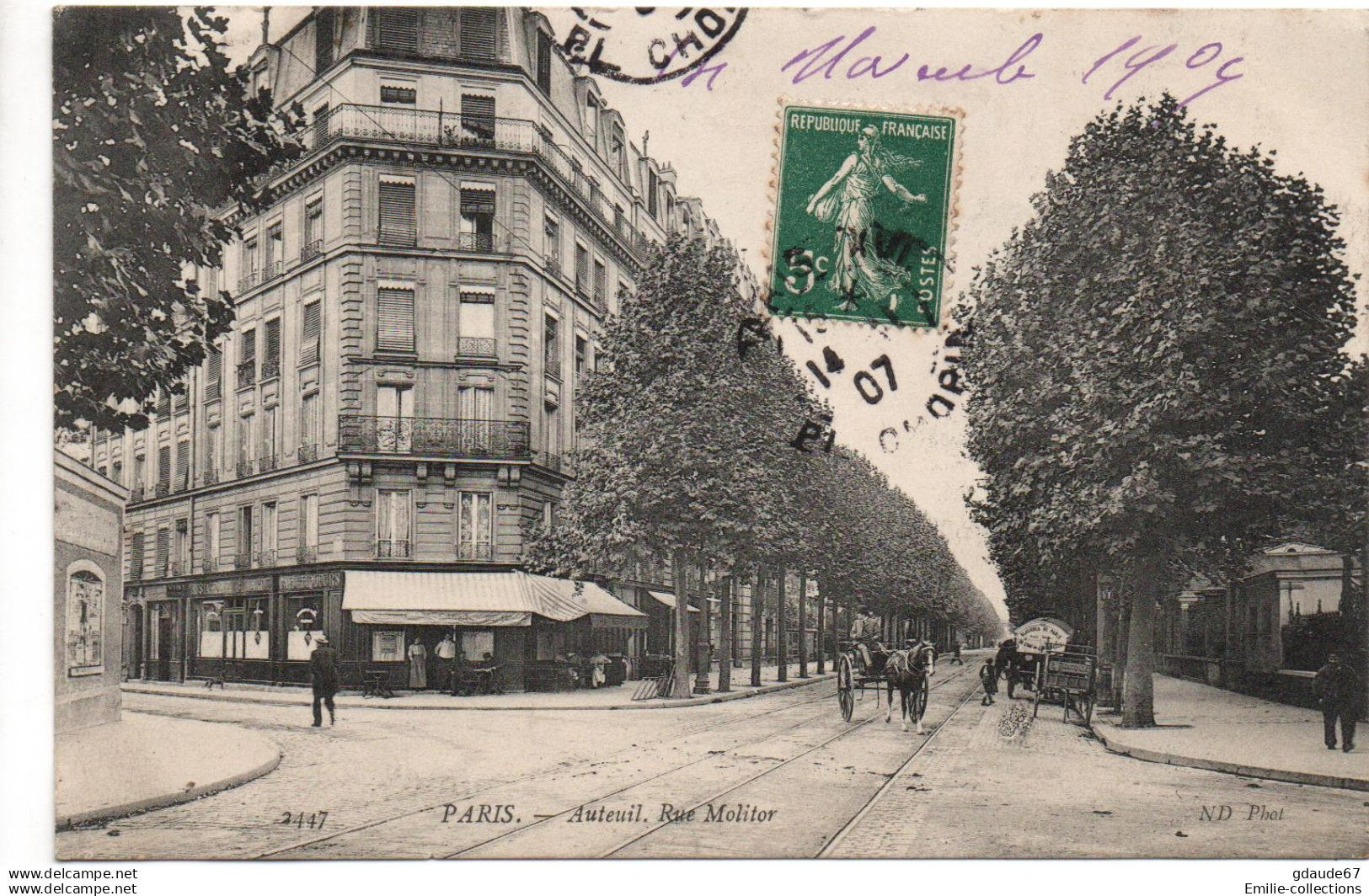 PARIS 16 - AUTEUIL - RUE MOLITOR
