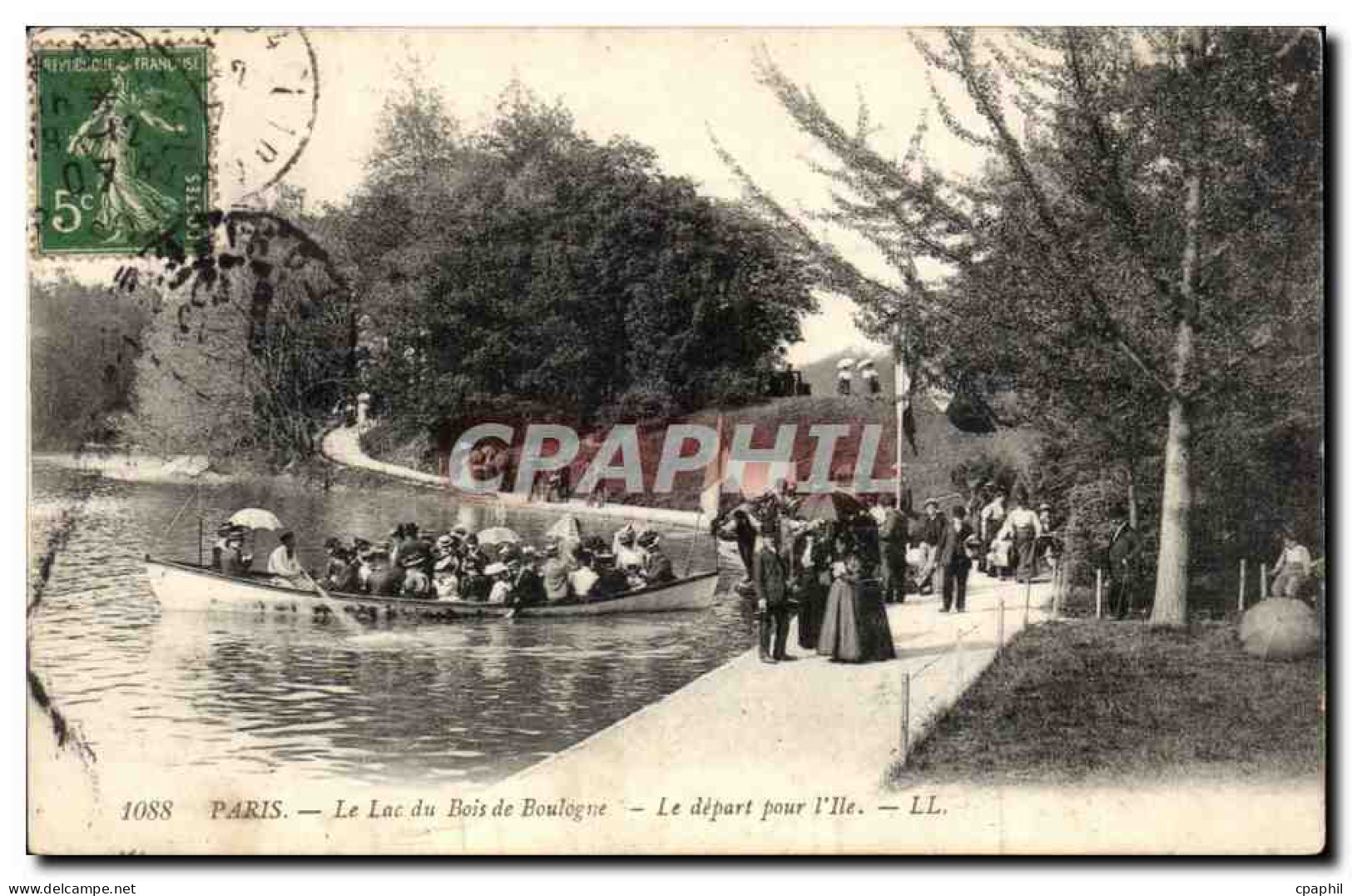 Paris - 16 - Bois de Boulogne - Les Bateaux - CPA