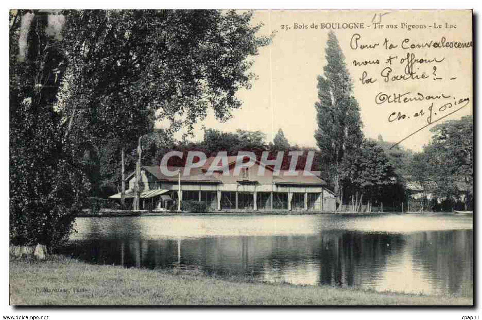 Paris - 16 - Bois de Boulogne - Tir aux Pigeaons - CPA