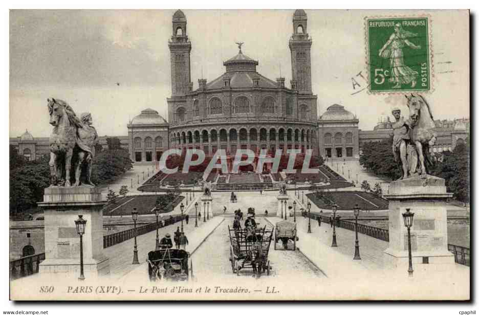 Paris - 16 - Le Trocadero CPA