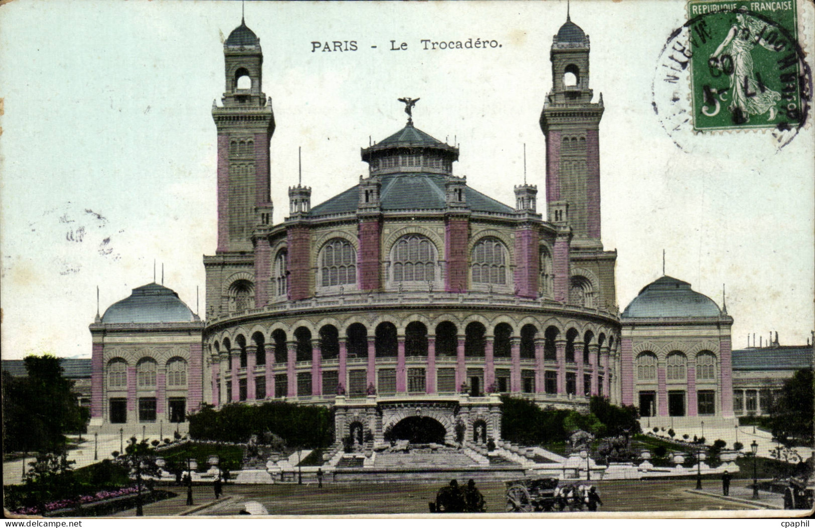 Paris - 16 - Le Trocadero CPA