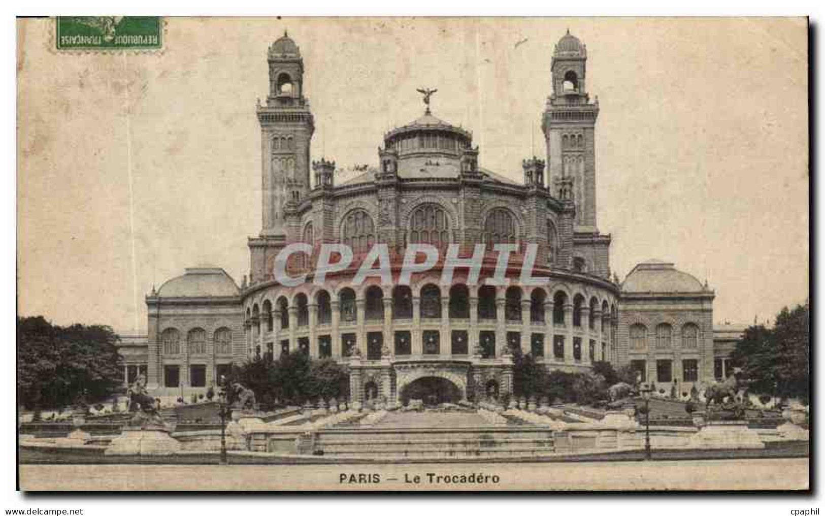 Paris - 16 - Le Trocadero CPA