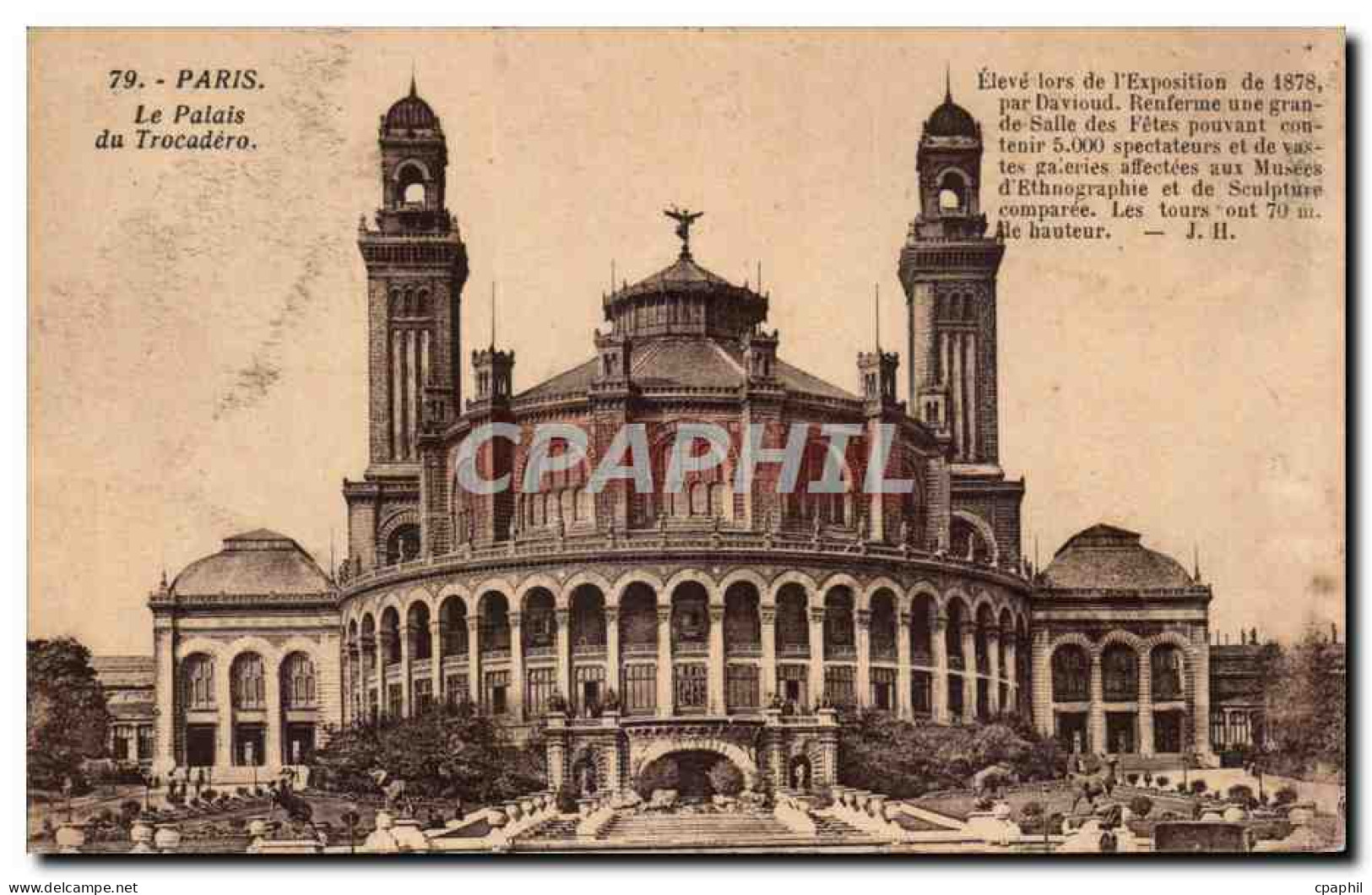 Paris - 16 - Le Trocadero - CPA