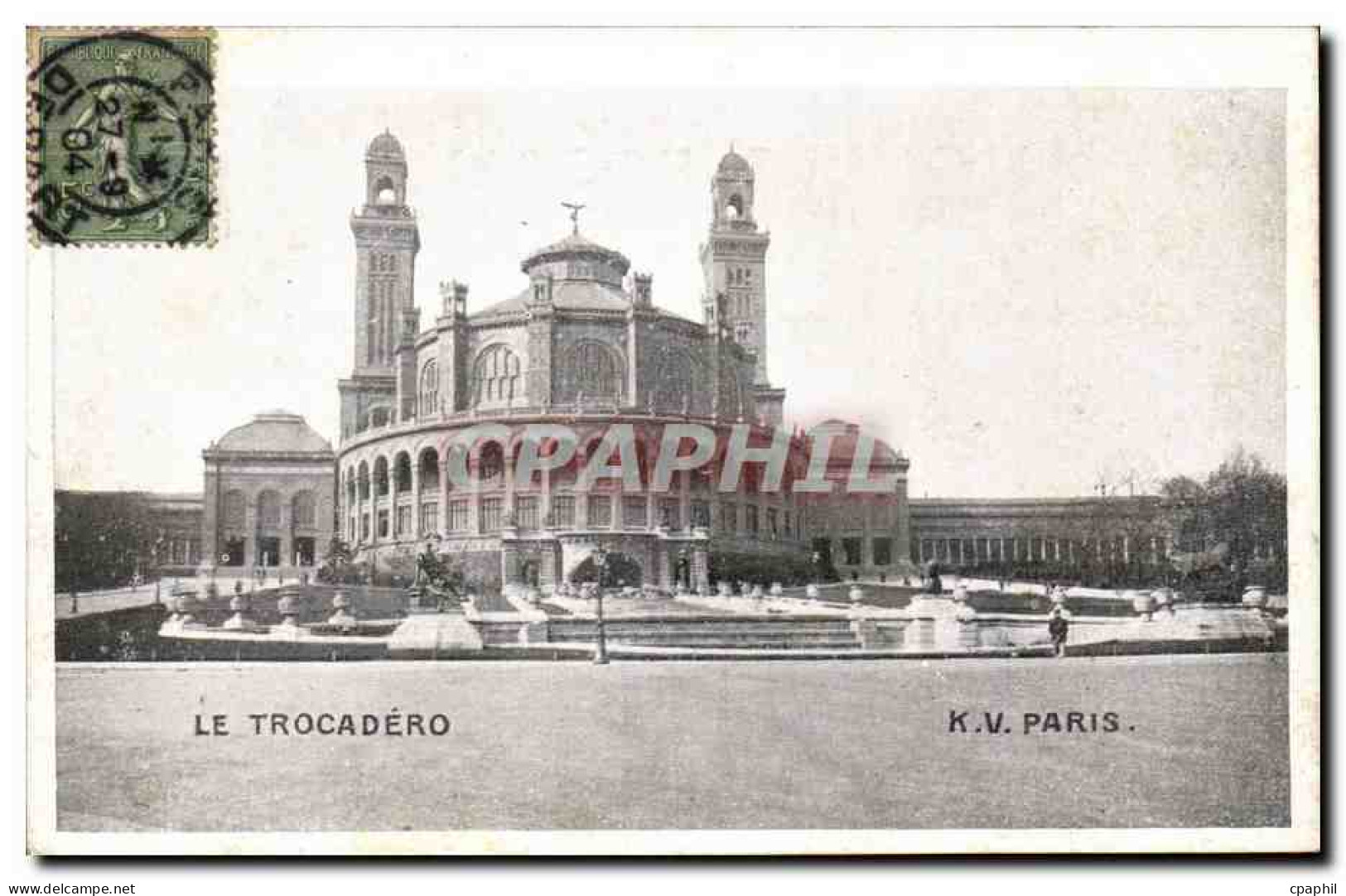 Paris - 16 - Le Trocadero CPA