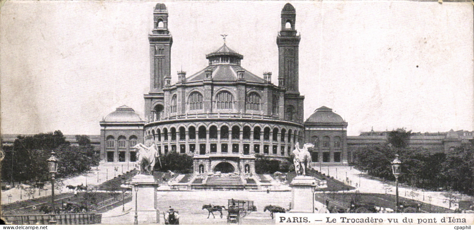 Paris - 16 - Le Trocadero CPA