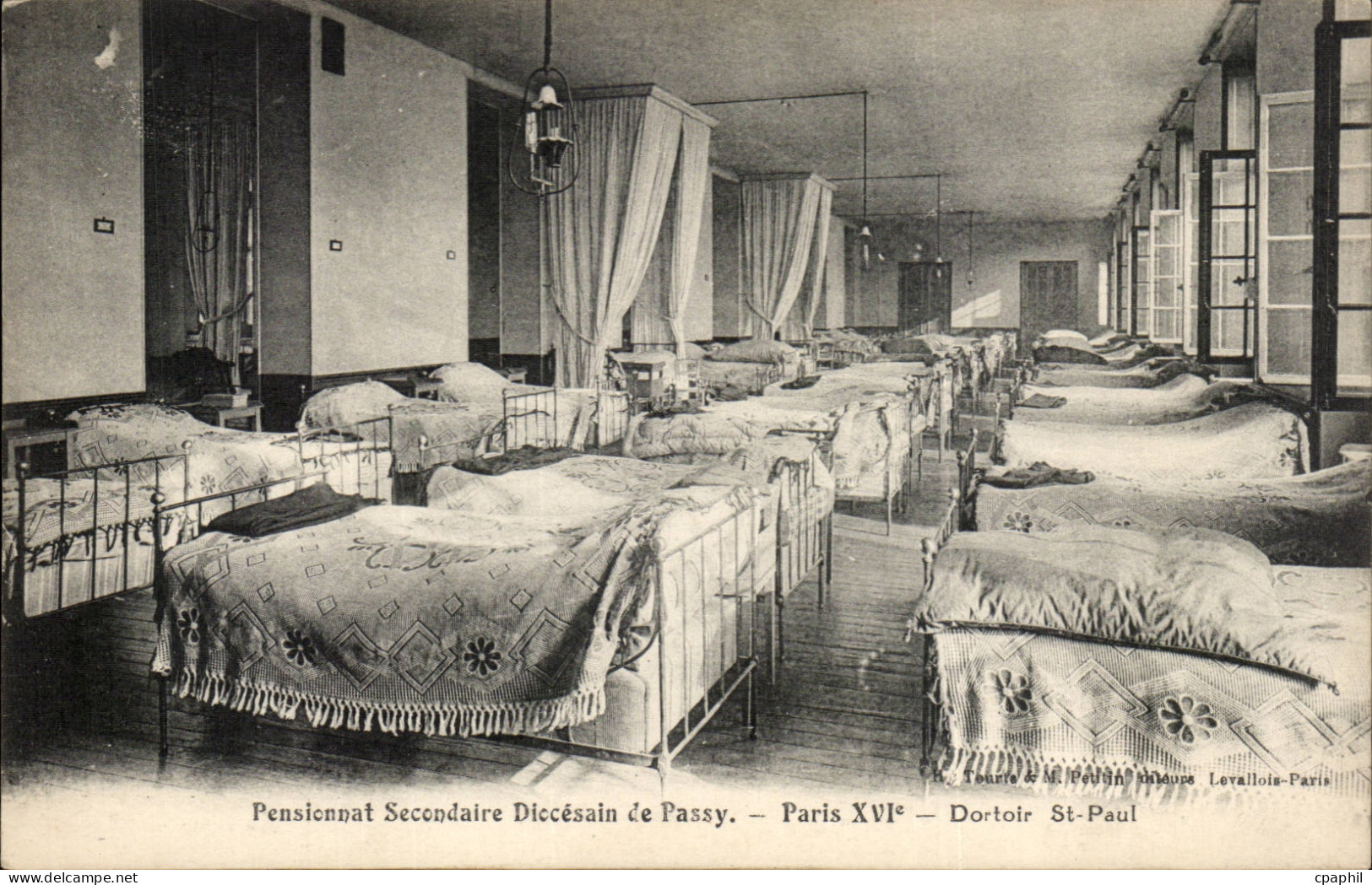 Paris - 16 - Passy - Dortoir Saint Paul - Pensionnat Secondaire CPA