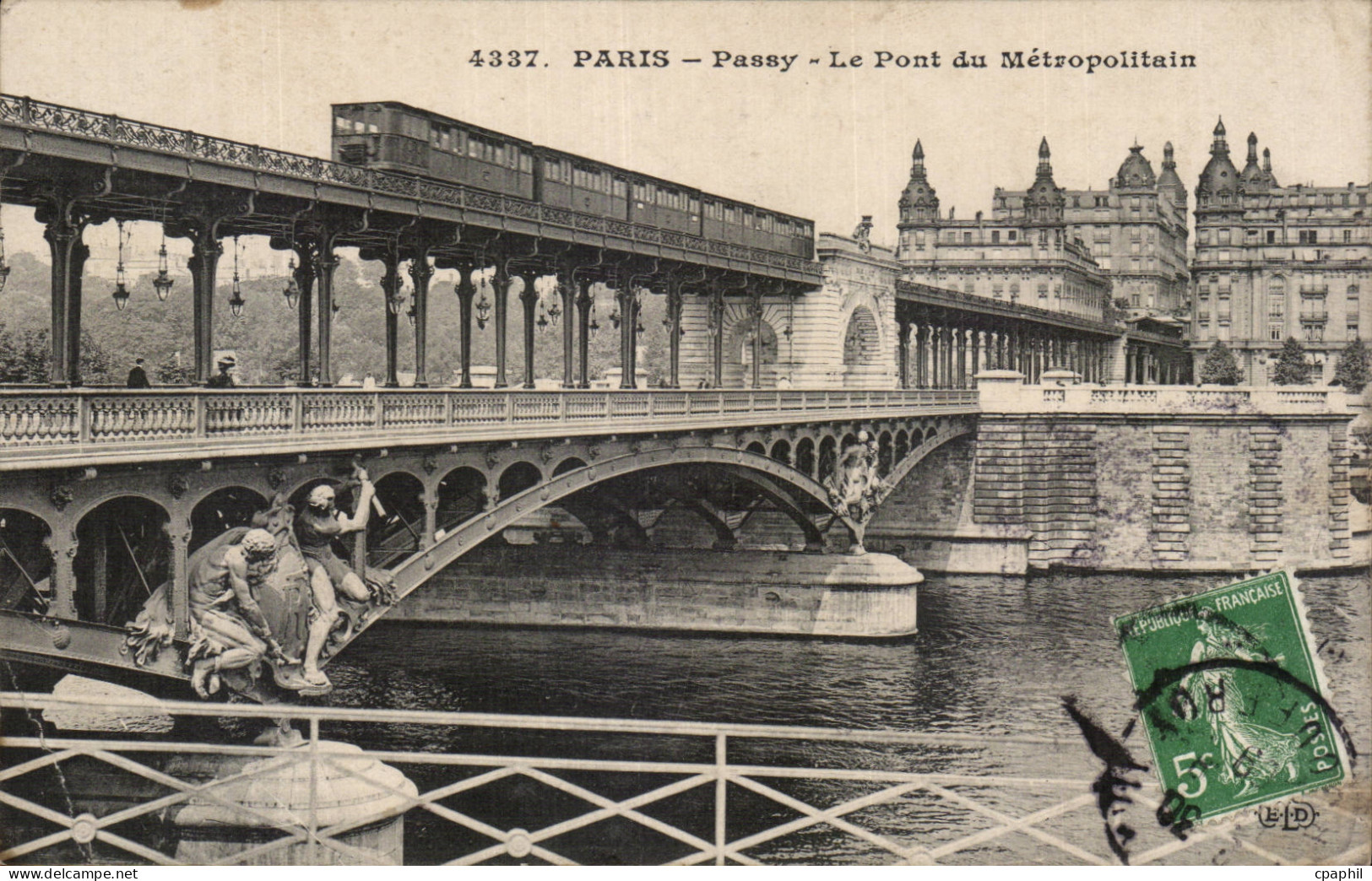 Paris - 16 - Passy - Le Pont du Metropolitaine - CPA
