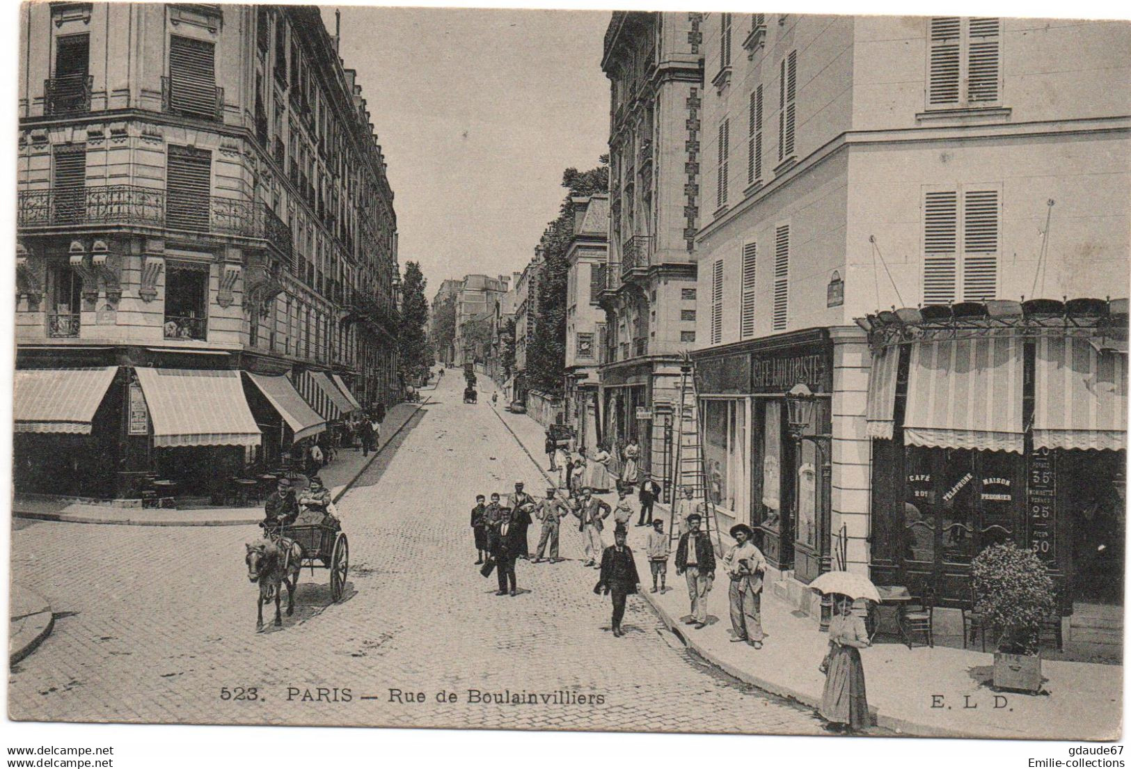 PARIS 16 - RUE DE BOULAINVILLIERS (ETAT)