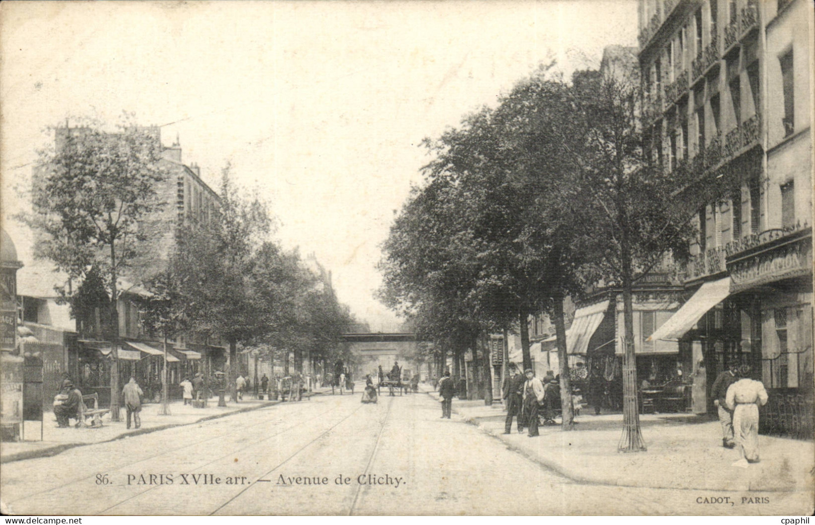 Paris - 17 - Avenue de Clichy CPA