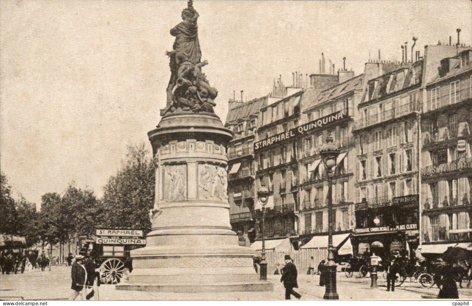 Paris - 17 - Place Clichy - CPA