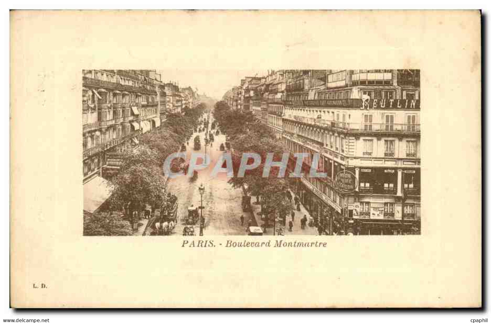 Paris - 18 - Boulevard Montmartre - CPA