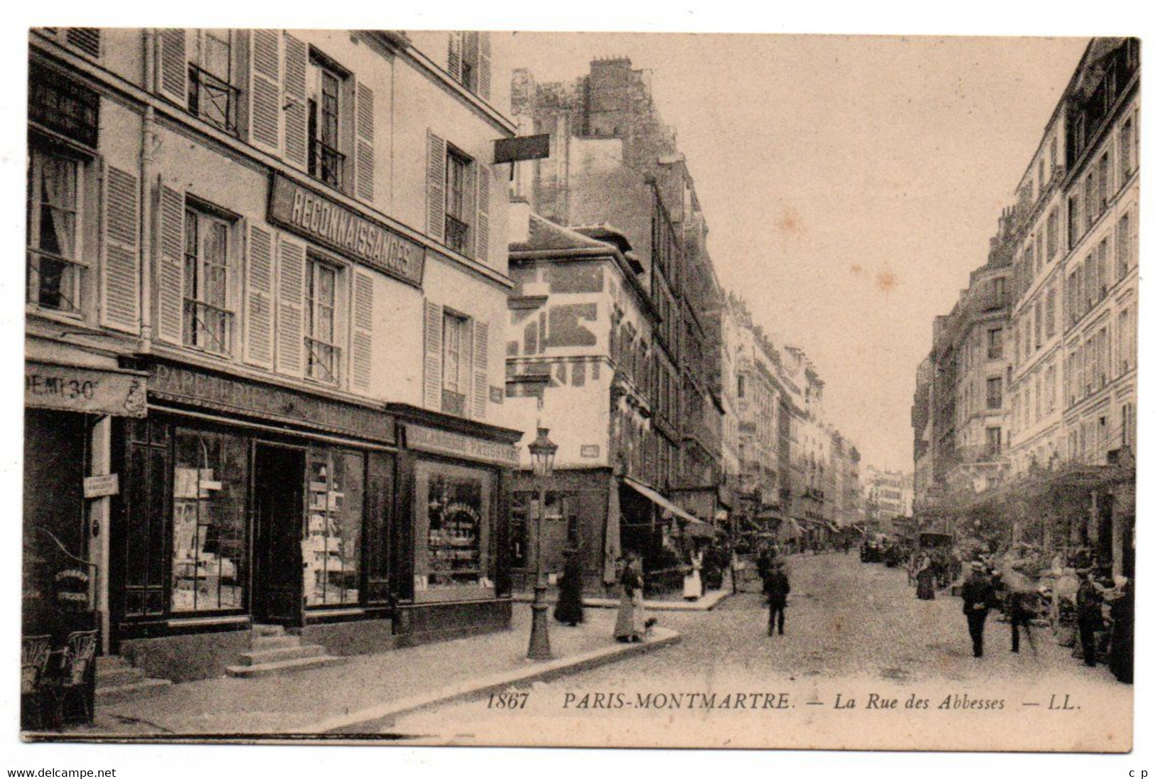 Paris -  18 Eme - Rue  des Abbesses  - CPA°W
