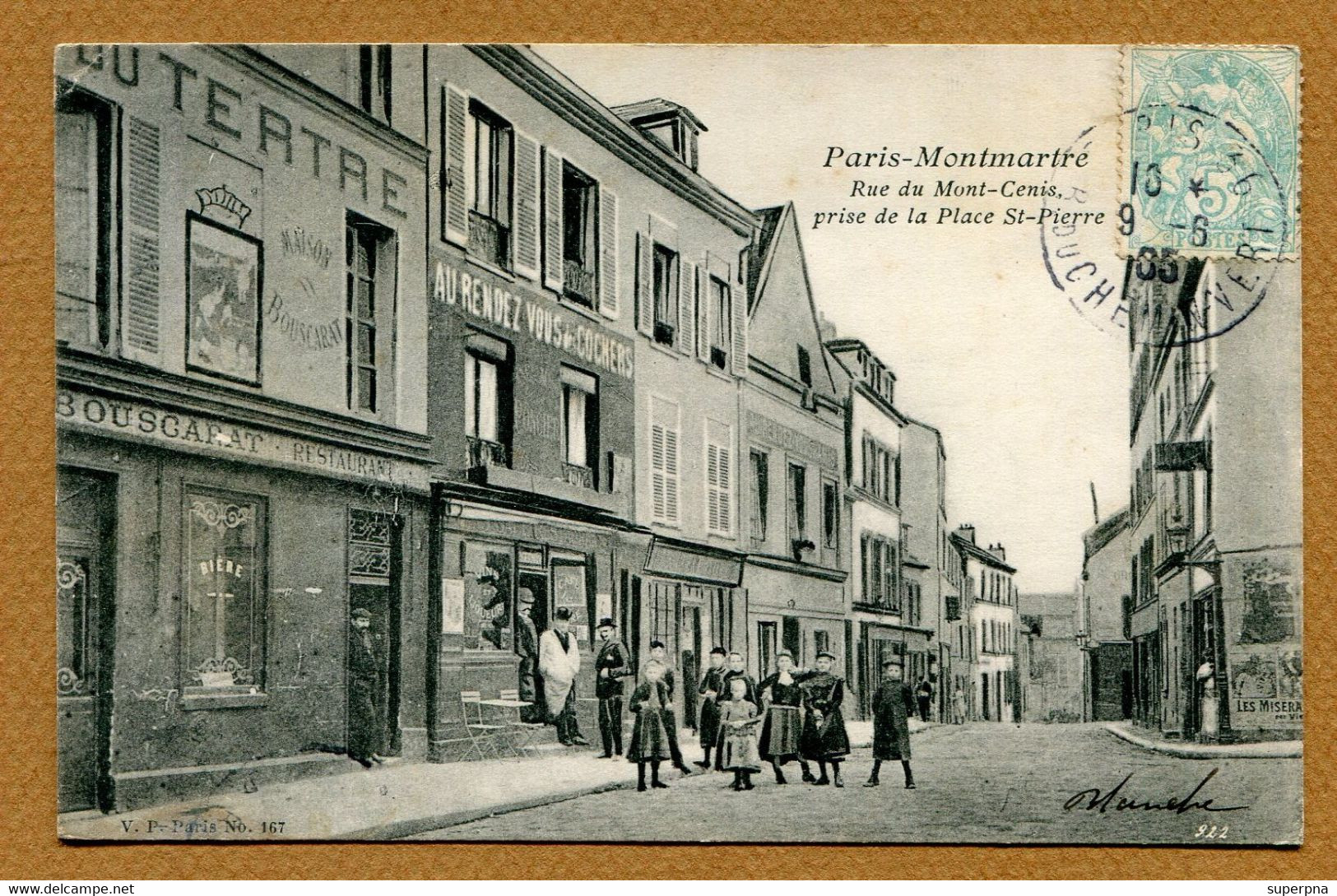PARIS 18  : " RUE DU MONT CENIS "