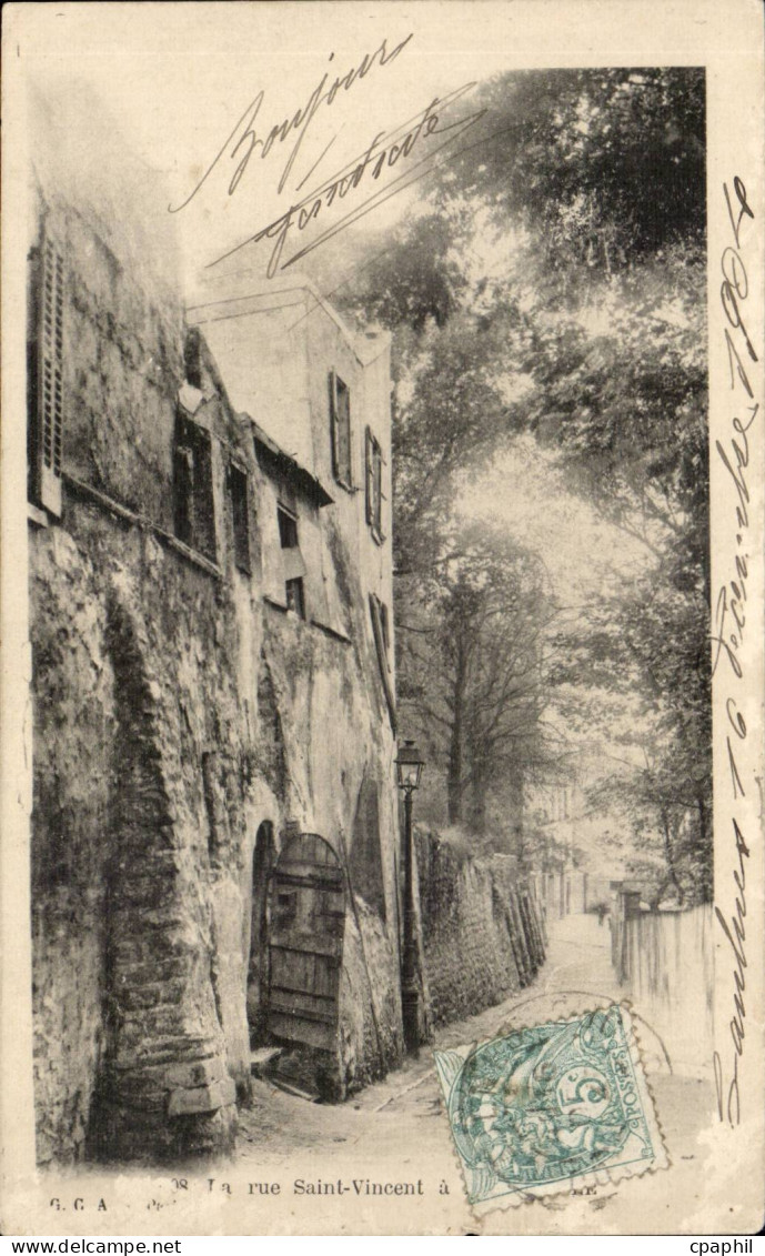 Paris - 18 - rue Saint Vincent - CPA