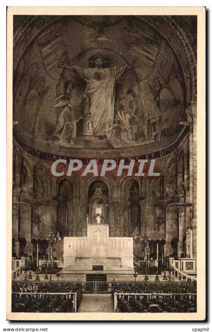 Paris 18 - Sacre Coeur - Interieur - Le Choeur CPA