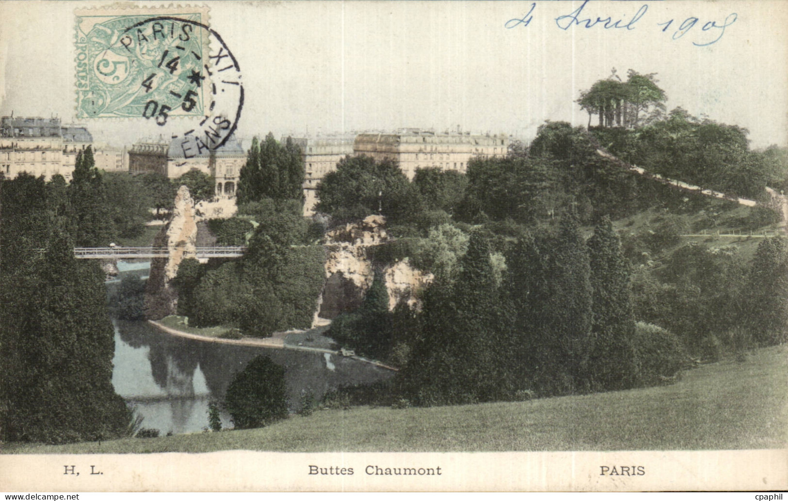 Paris - 19 - Buttes Chaumont CPA