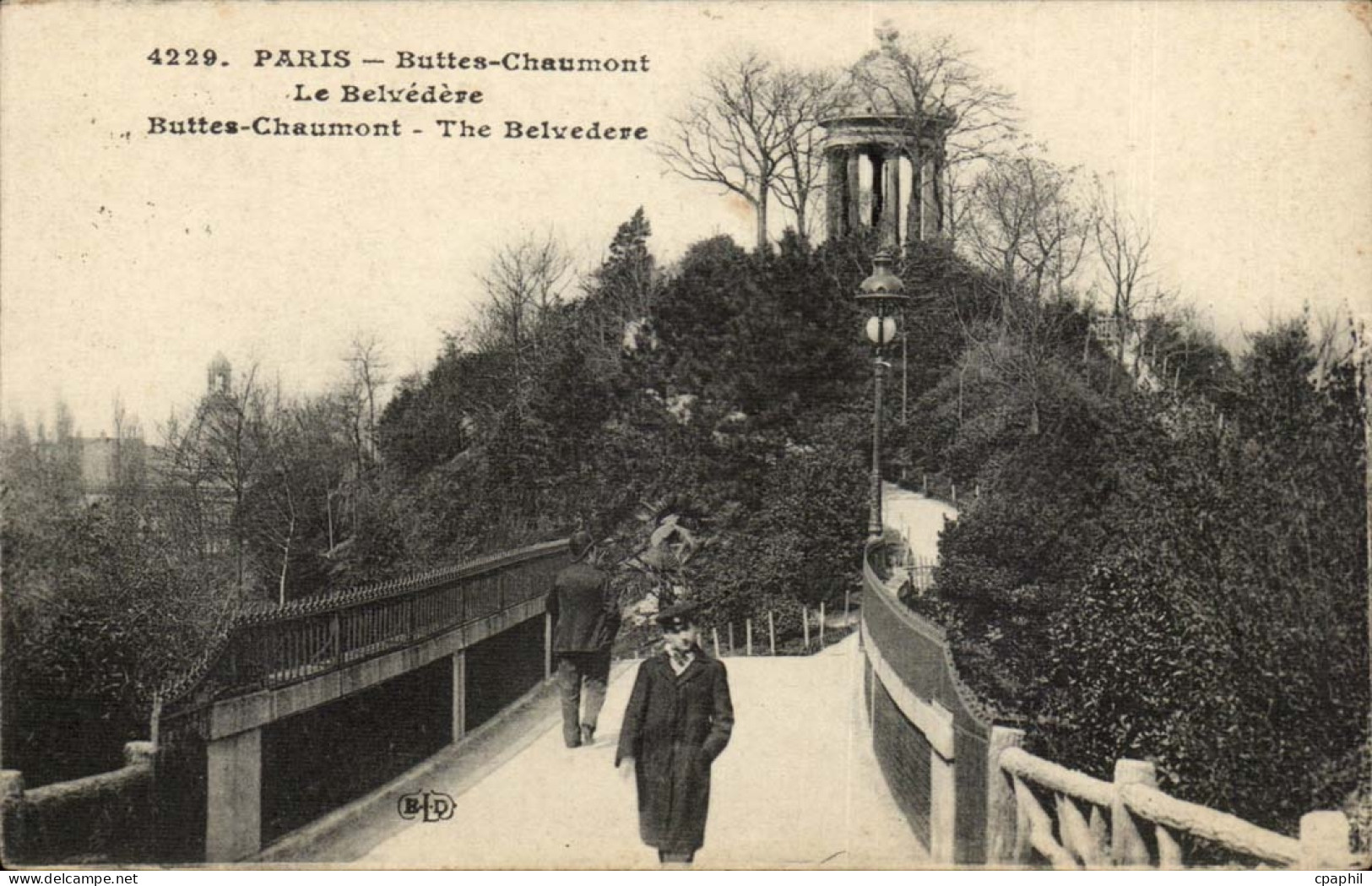 Paris 19 - Buttes Chaumont Le Belvedere - - CPA