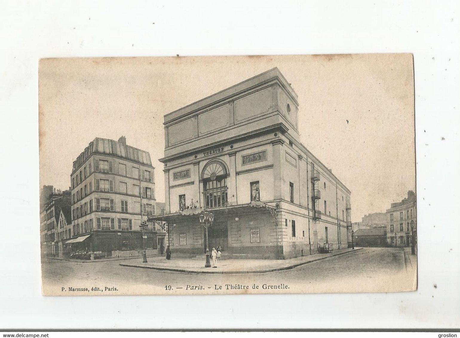 PARIS 19 LE THEATRE DE GRENELLE