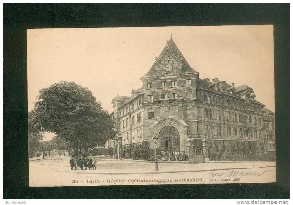 Paris 19è - Hôpital Ophtalmologique Rothschild ( Rue Manin petite animation B.F. n°305)