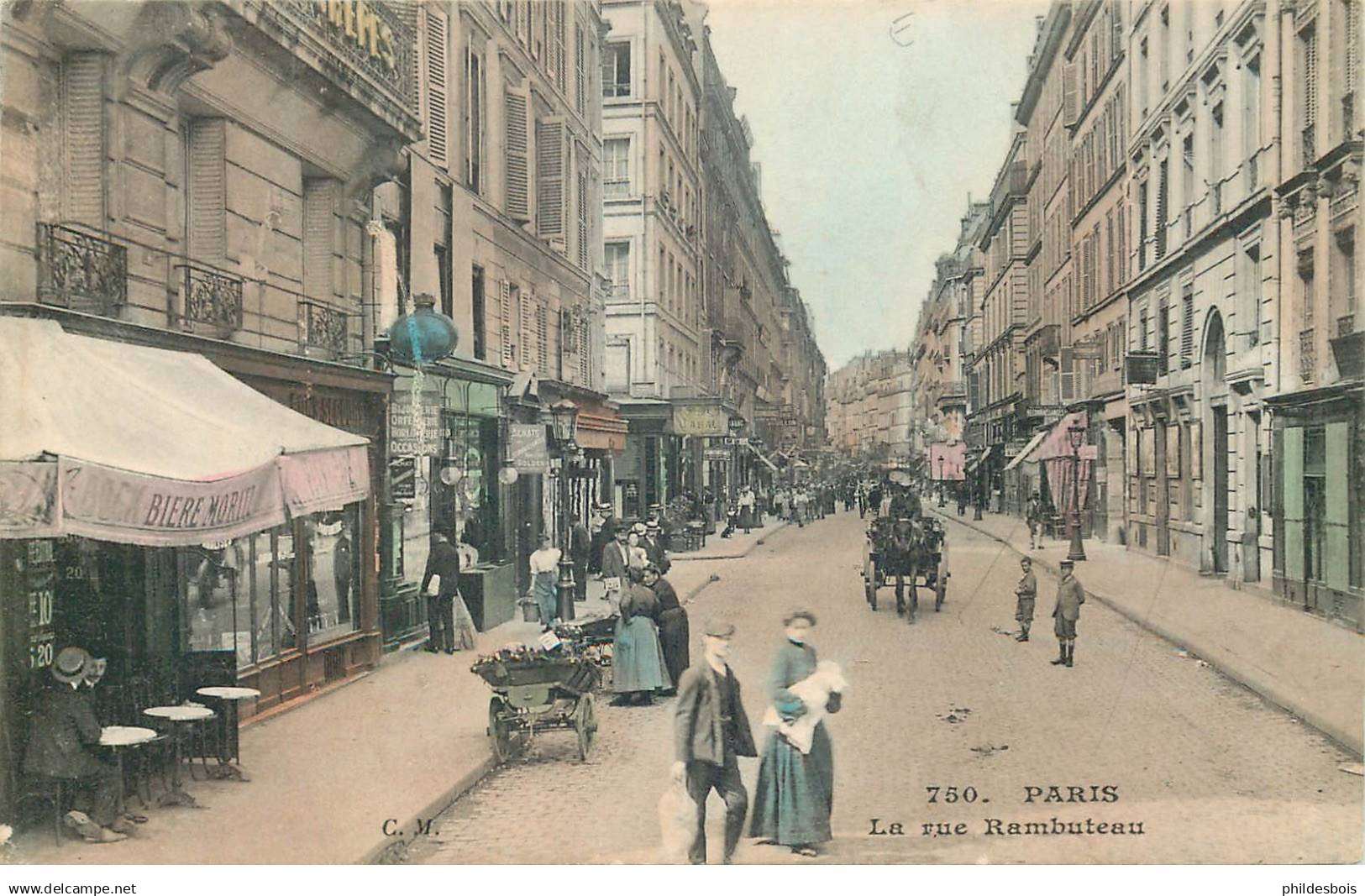 PARIS  1er arrondissement  rue Rambuteau
