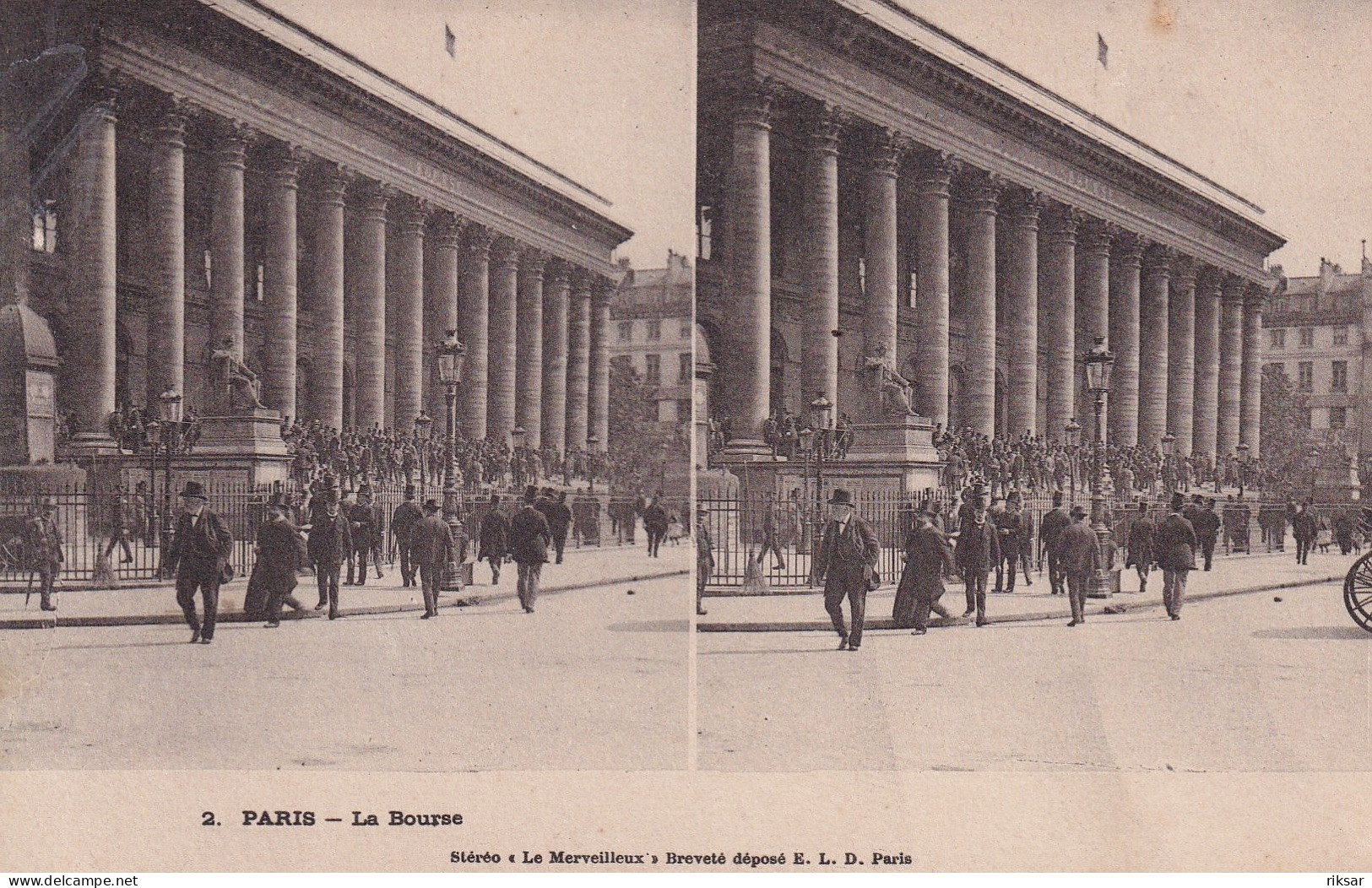 PARIS(2 em ARRONDISSEMENT) BOURSE(CARTE STEREO)