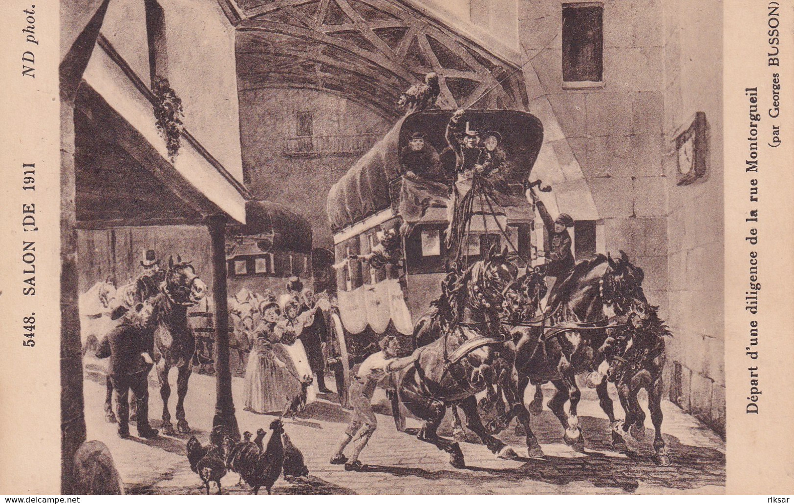 PARIS(2 em ARRONDISSEMENT) DILIGENCE