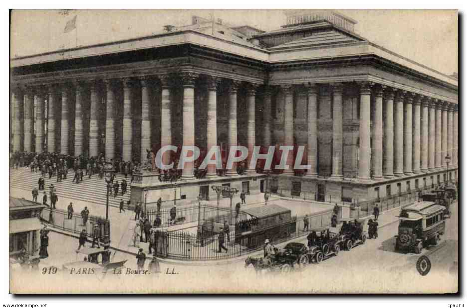 Paris - 2 - La Bourse - CPA