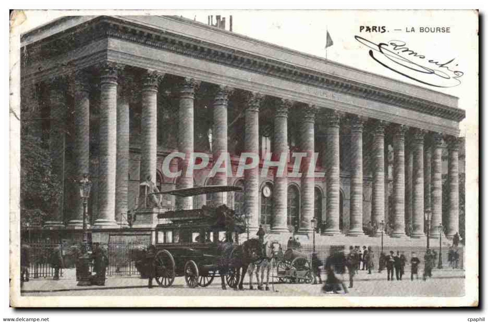 Paris - 2 - La Bourse - CPA