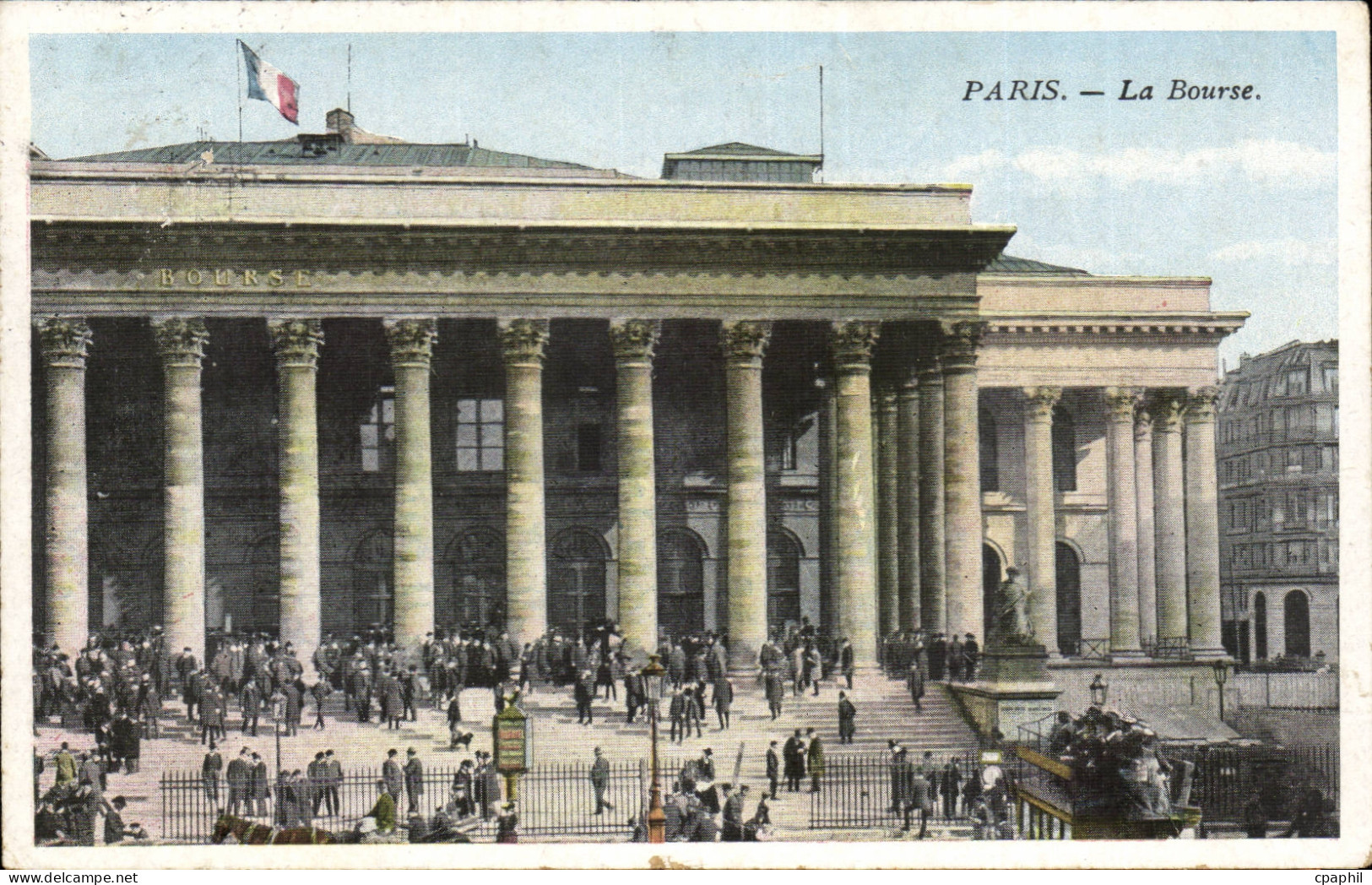 Paris - 2 - La Bourse - CPA