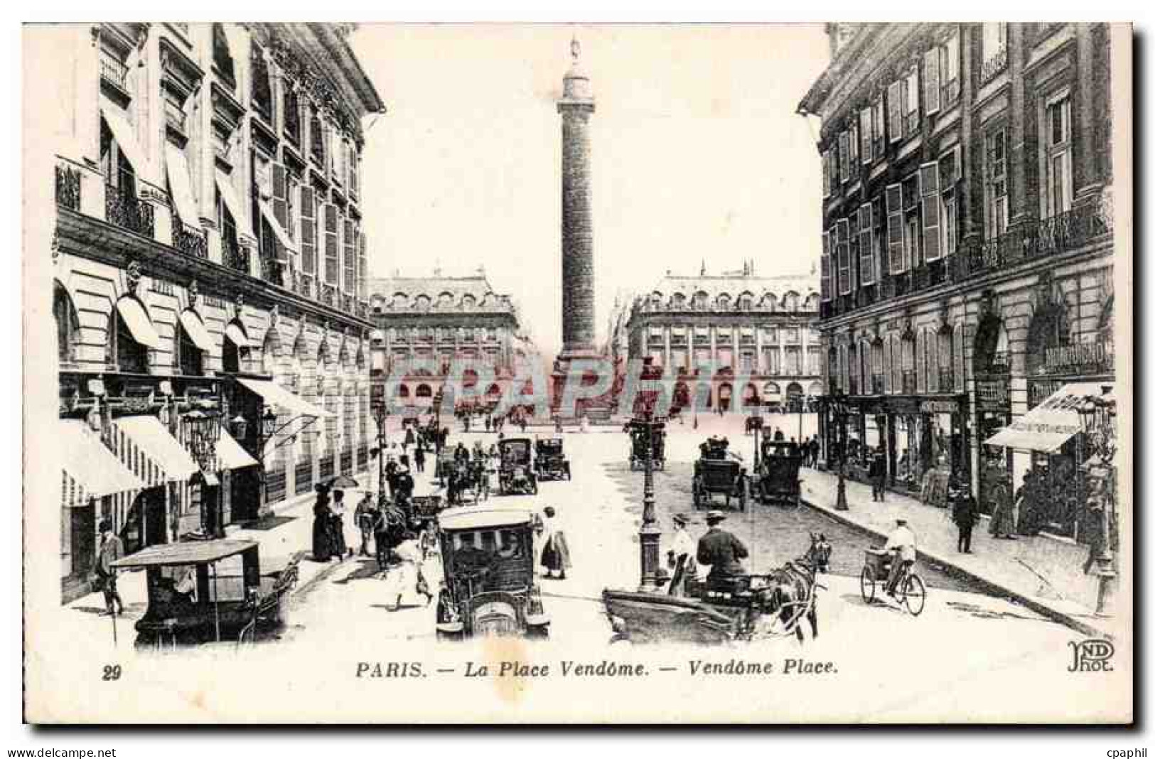 Paris - 2 - Place Vendome - CPA