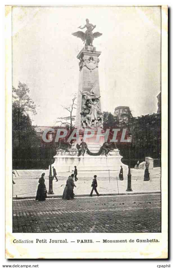 Paris - 20 - Collection Petit Journal - Monument de Gambetta - CPA