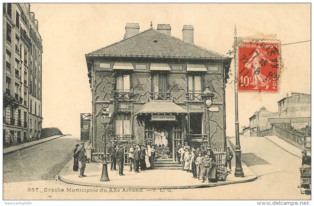 Paris(20)  : creche municipale du 20eme