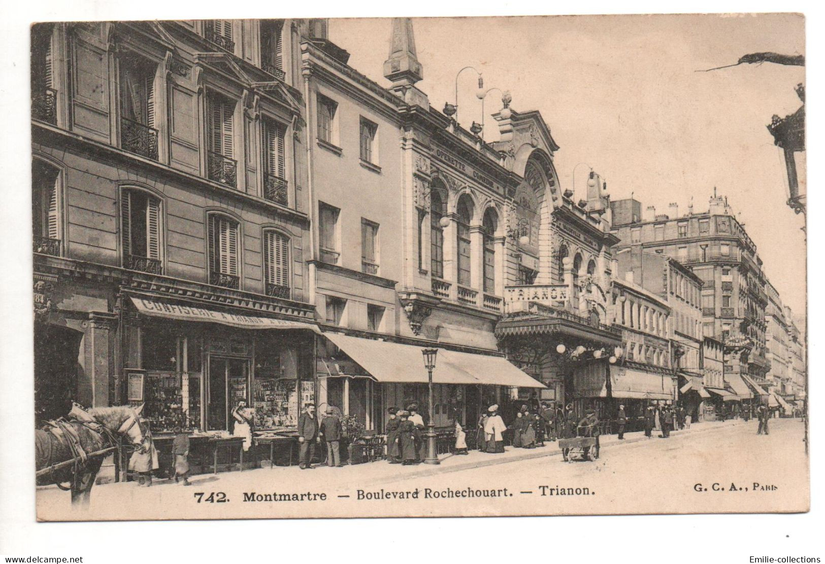 PARIS 20 - MONTMARTRE - BOULEVARD ROCHECHOUART - TRIANON