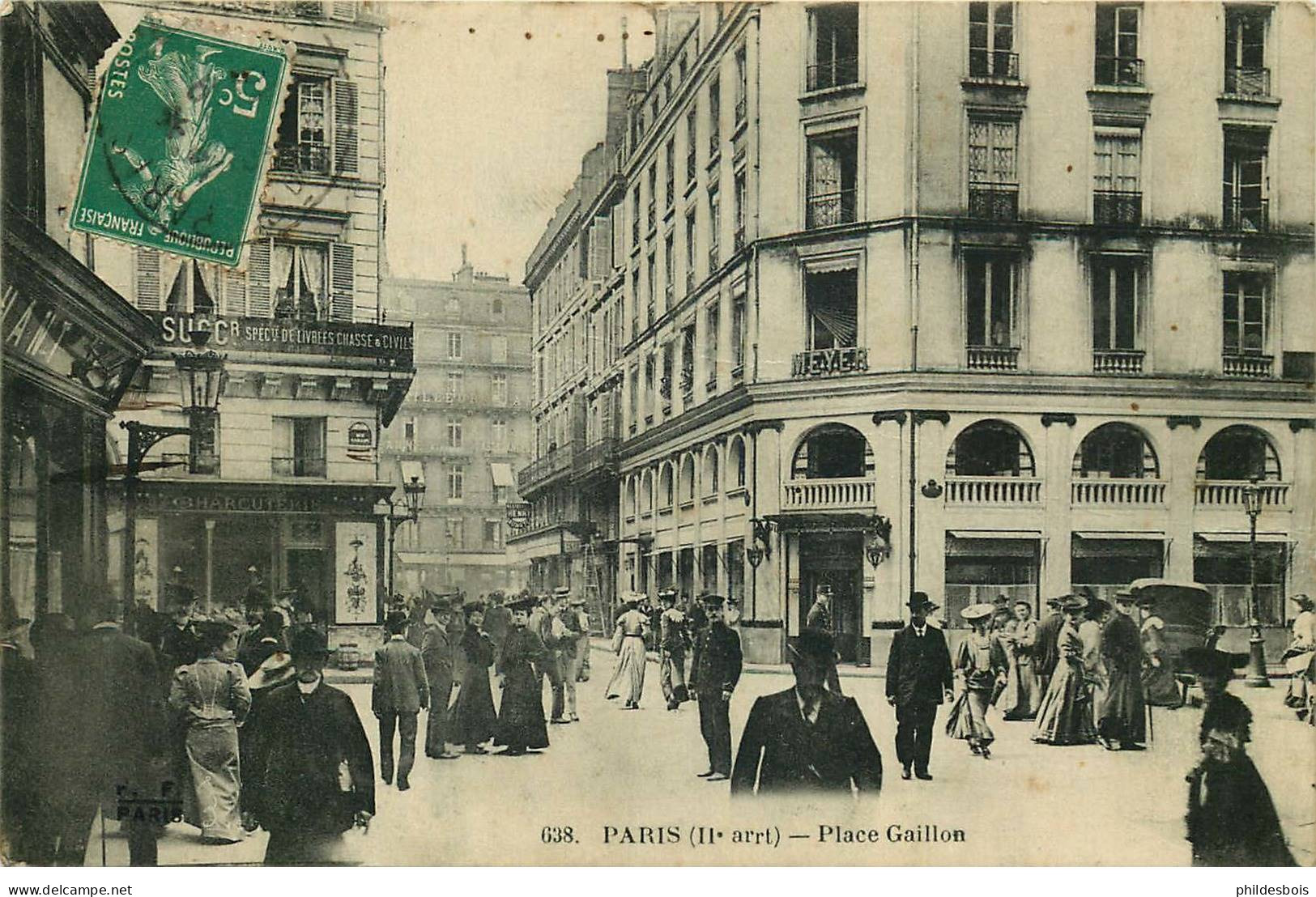 PARIS  2eme arrondissement   PLACE GAILLON