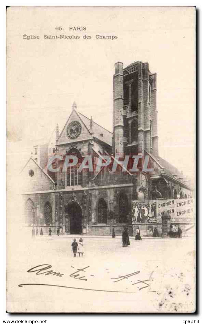 Paris - 3 - Eglise Saint Nicolas des Champs - CPA