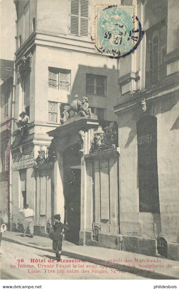PARIS 3eme arrondissement  Hotel de Flesselles