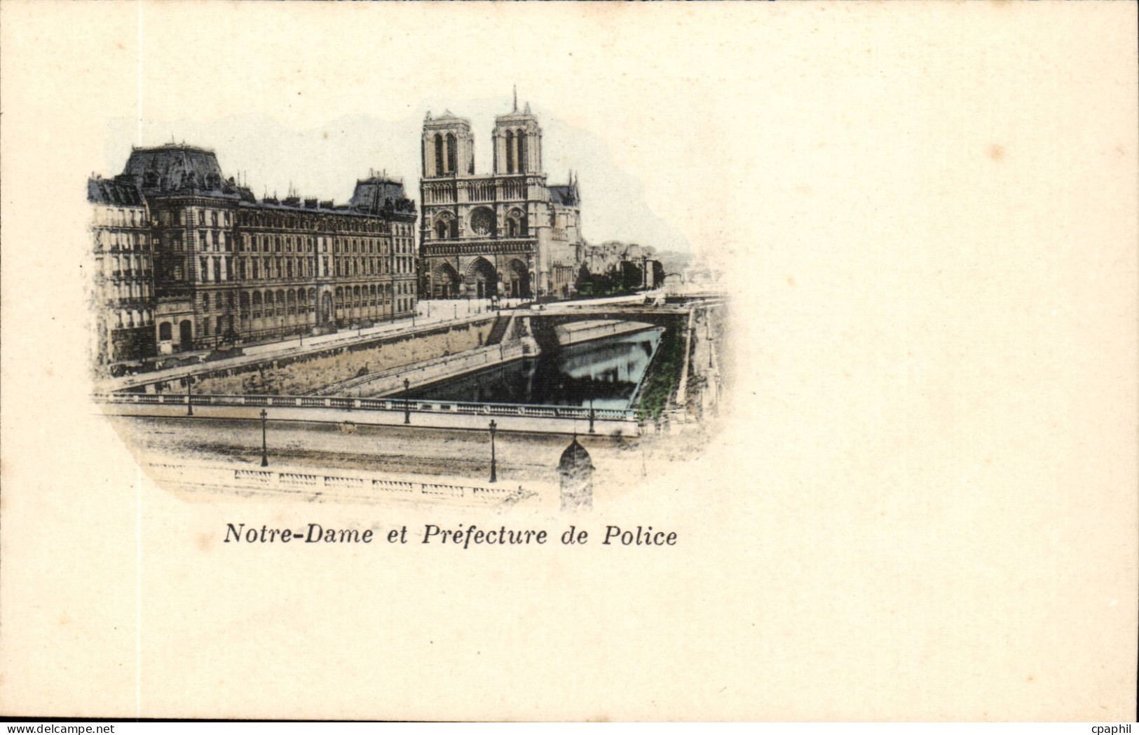 Paris - 4 - Notre Dame et Prefecture de Police - CPA