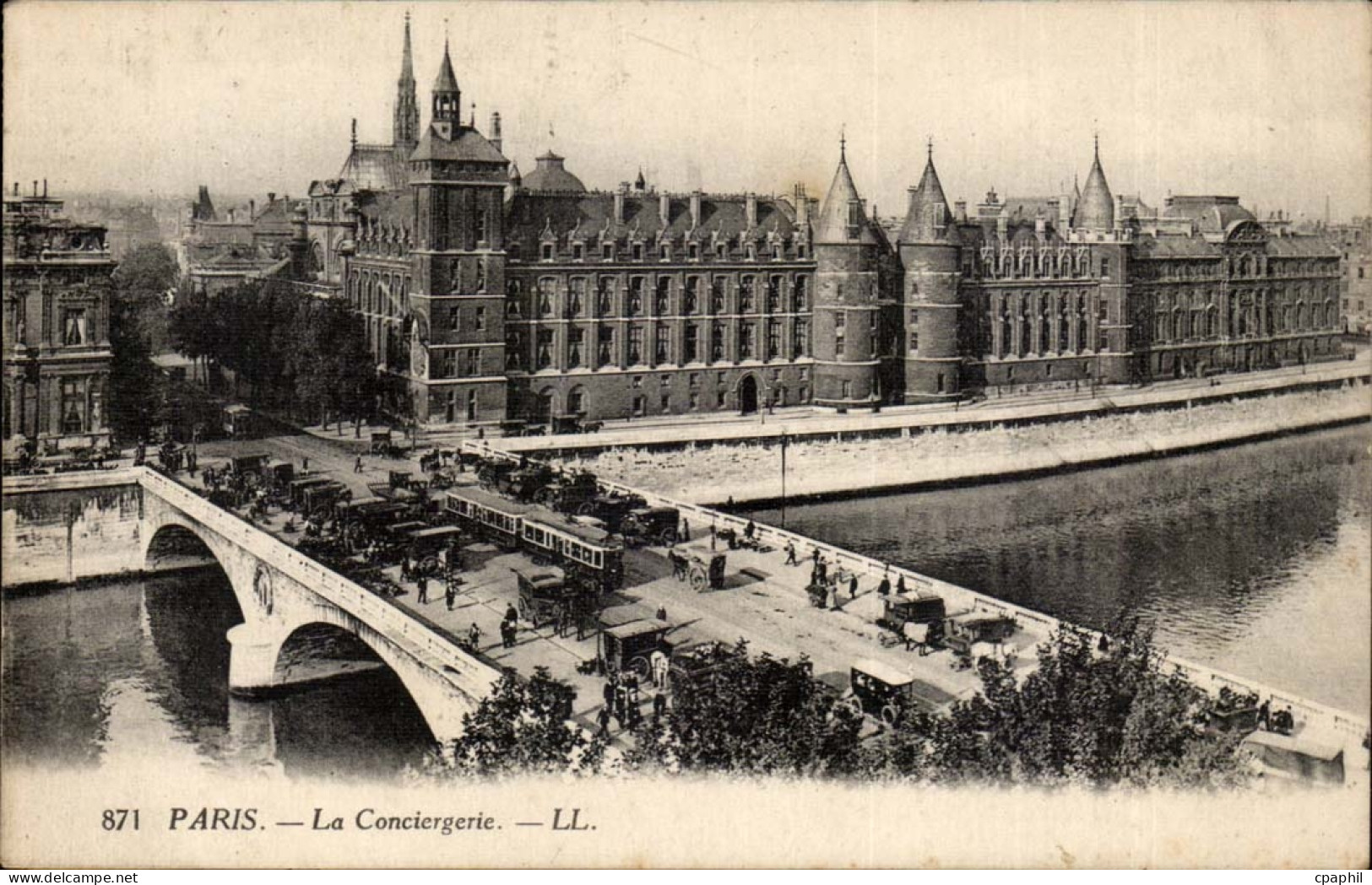 Paris 5 - La Consiergerie - Tramway - - CPA